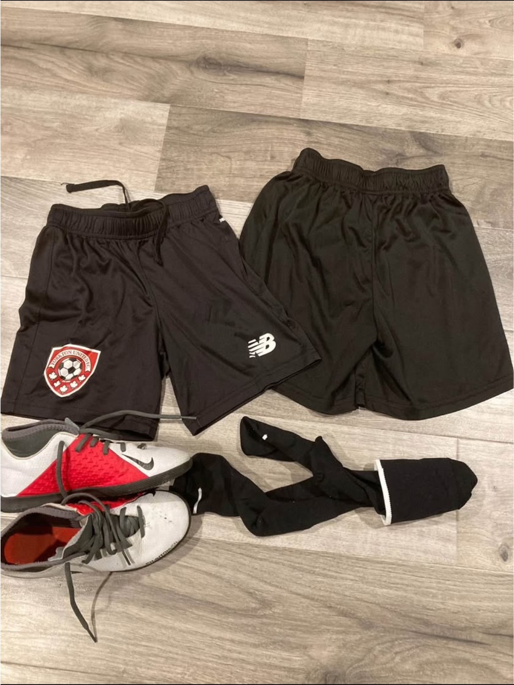 Boys youth soccer lot
